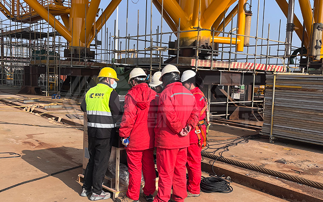 高精度智能称重液压系统用于中石化胜利油建海洋石油称重项目