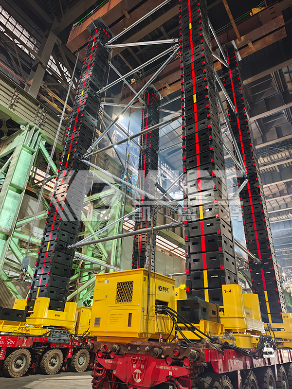 宝武钢铁炼钢厂行车梁更换