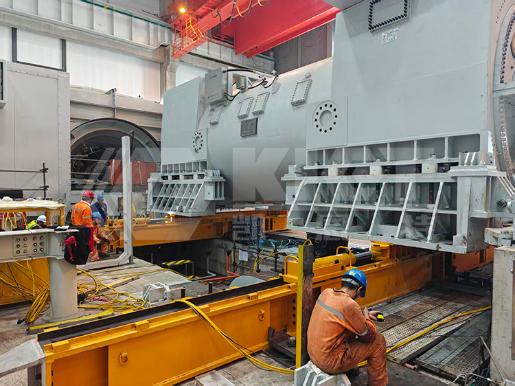 燃气轮发电机组检修同步顶推