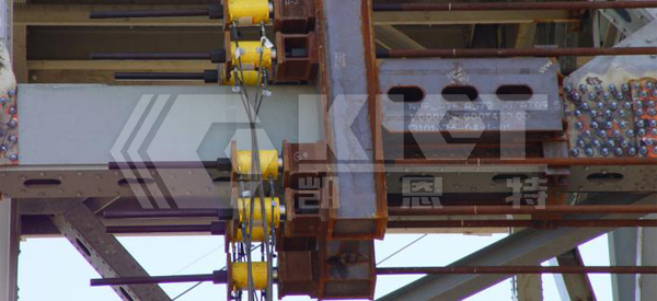 双作用中空液压千斤顶用于钢结构桥梁