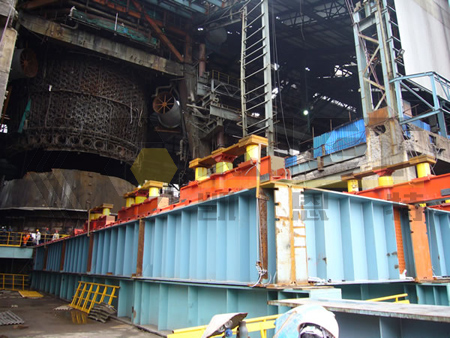 24台500吨液压千斤顶应用于鞍钢集团高炉检修